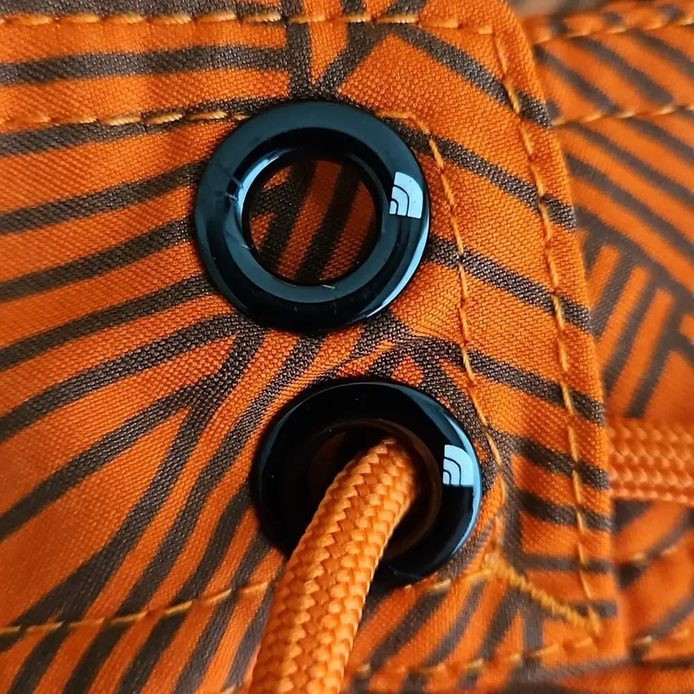 The North Face Board Shorts Swim Trunks Orange Anchors Waves Print‎ | Men's 32